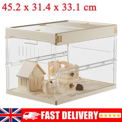 Acrylic hamster cage with - acrylic,