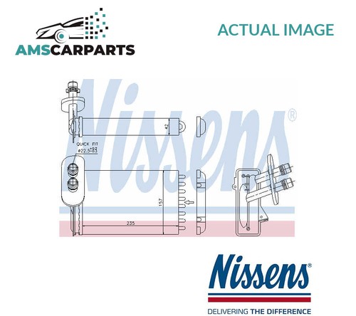 Heater radiator exchanger - radiator,
