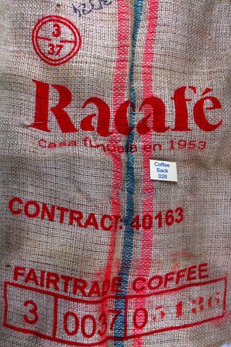 Colombian hessian coffee sack - hessian,