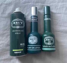 RARE VINTAGE 1990’S  BRUT Deodorant & Brut 33 Fragrance Genuine