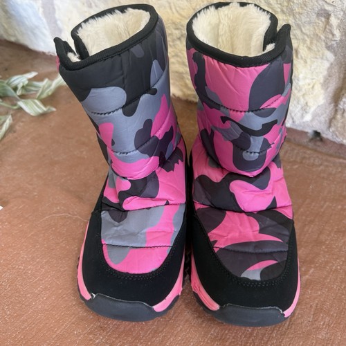 Girls hot pink black gray - hot, camo