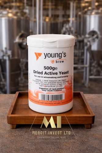 Youngs dried active yeast 500 - active,