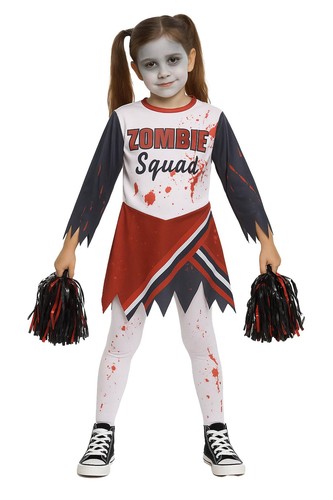 Kids girls zombie cheerleader - zombie,