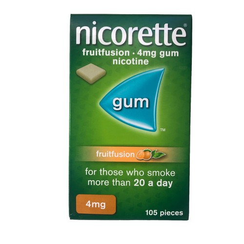 Nicorette fruitfusion 4mg - nicorette,