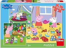 Peppa Pig Puzzel 3 x 55 Peppa