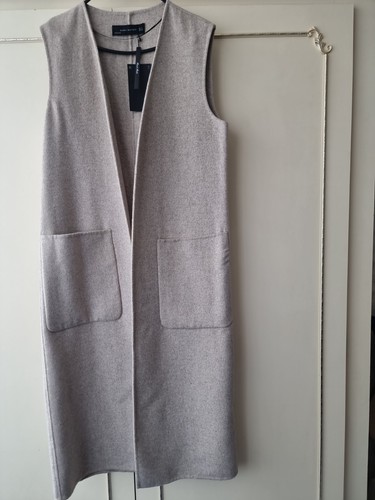 Zara woolblend long waistcoat - zara,