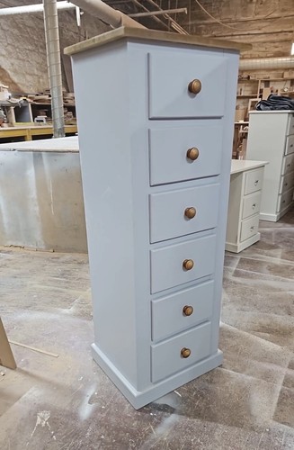 Handmade white drawer chest - drawer, chest-