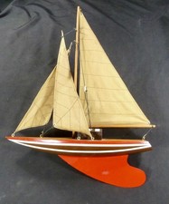 Wood & Metal Pond Yacht