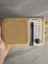 Vintage Retro Sony ICF-S70 Shower Mate Radio 1994 Water Resistant Working
