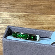 Russian Diopside Half Eternity