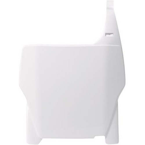 Front number plate - front, white