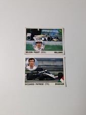 Panini 1987 Supersport F1 Ricardo Patrese Nelson Piquet Stickers Lot 33 37