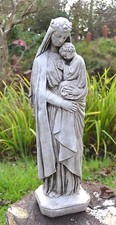 Madonna and child white - , aged