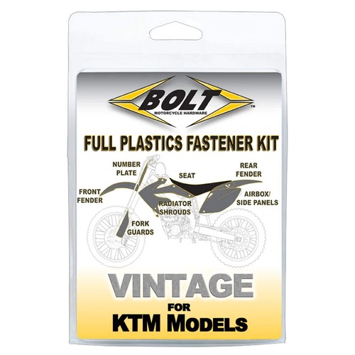 Plastic bolt kit ktm 125 - bolt,