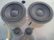 PAIR VOLVO C70 MK1 97-05 DYNAUDIO REAR SHELF SUBWOOFER SPEAKER & TWEETER 3533795