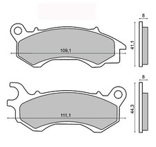 RMS BRAKE PADS HONDA PCX