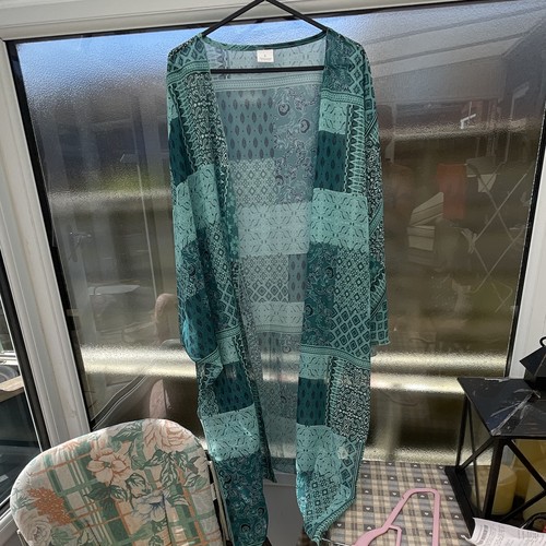 Women green blue geometric - green/blue,