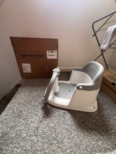 Grey Baby Toddler Child Bath Support Seat Safety Bathing Chair