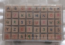 MINI ALPHABET RUBBER STAMPS