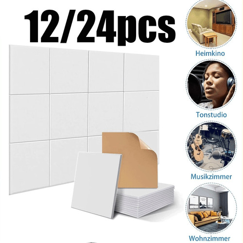 24pcs thick soundproofing - thick,
