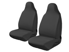 2Pcs Waterproof Front Car Seat Cover Universal Auto Seat Protector Black For Dog