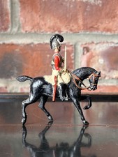 Vintage Lead Britains Life Guard of 1837 Second Version Rare Romanesque Helmet