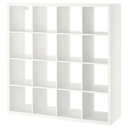 New ikea kallax white shelving - white,