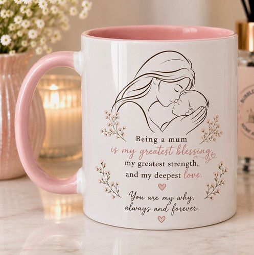 Ceramic mum quote coffee mug - ceramic,