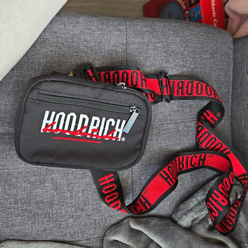 Hoodrich black red logo - black/red,