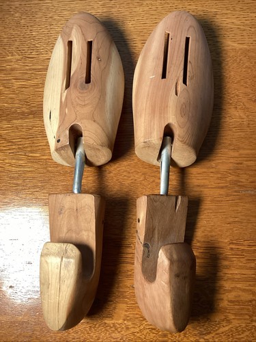 Vintage adjustable cedar - cedar, wood