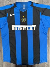Original Authentic Nike Inter Milan 2004/2005 Home Shirt Mens Extra Large
