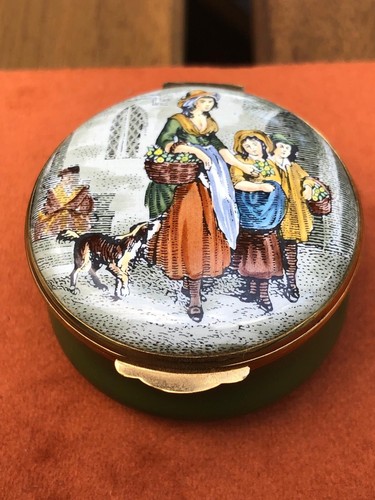Crummles enamels trinket box - enamels,