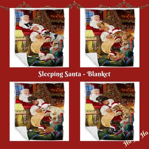 Christmas santa sleeping with - christmas,