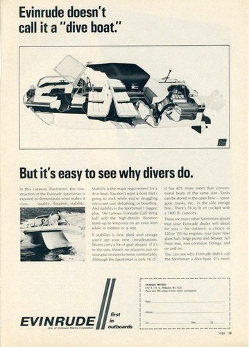 1969 evinrude boat - 1969, inboard
