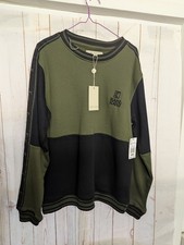 KARL KANI Mens Sweatshirt In Khaki Green Size Medium Brand New With Tags