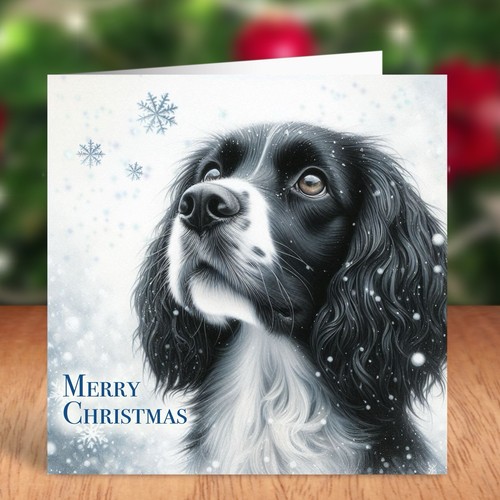 Springer spaniel dog christmas - spaniel,