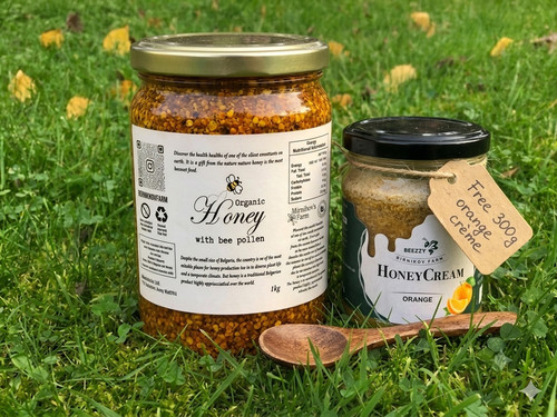1kg wildflower honey with - wildflower,