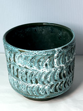 VINTAGE ITALIAN BITOSSI PLANT POT PLANTER ART POTTERY B/12 ITALY USED MCM 60S