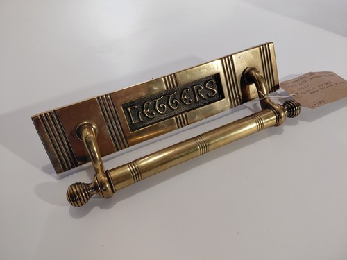 Brass letter box - brass,