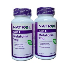 LOT OF 2! Natrol Melatonin 1