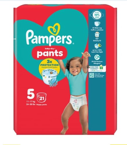 Pampers baby dry nappy pants - pampers,