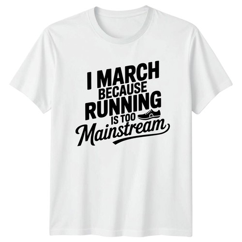 March because running - march,