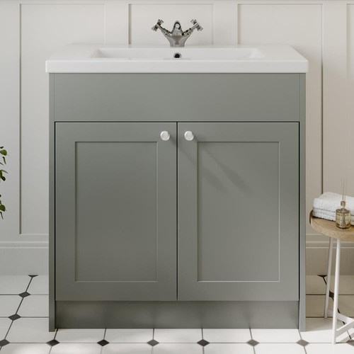 800mm traditional bathroom - traditional,