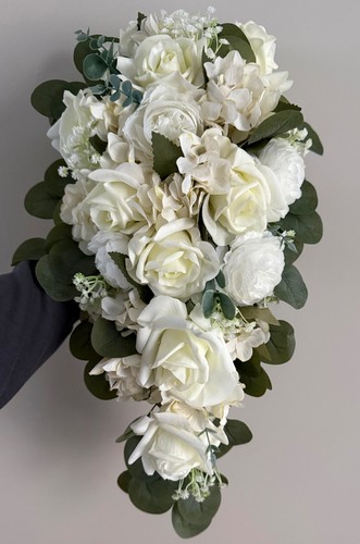 Classic ivory rose peony - ivory,