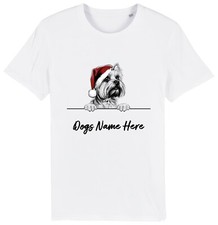 YORKSHIRE TERRIER Personalised Christmas Dog T-Shirt Mens Womens Kids YORKIE Pet