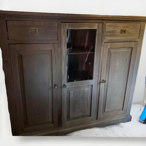 Oak solid wood cabinet - solid,