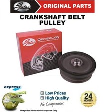 Crankshaft belt tvd pulley - crankshaft,