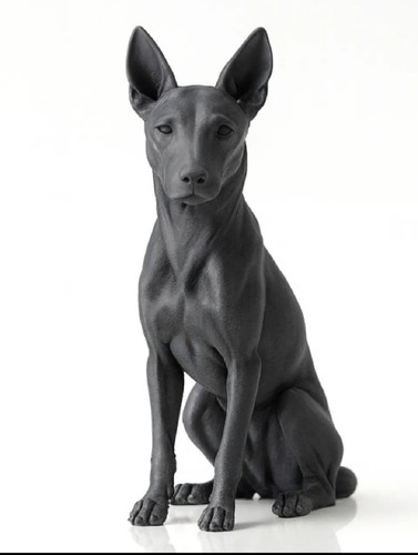 Basenji statue inches - basenji,