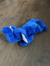 Ty Beanie Buddies Peanut the Elephant Royal Blue 14" Plush Toy Collectable