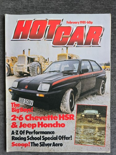 Hot car magazine february - car, 1981
